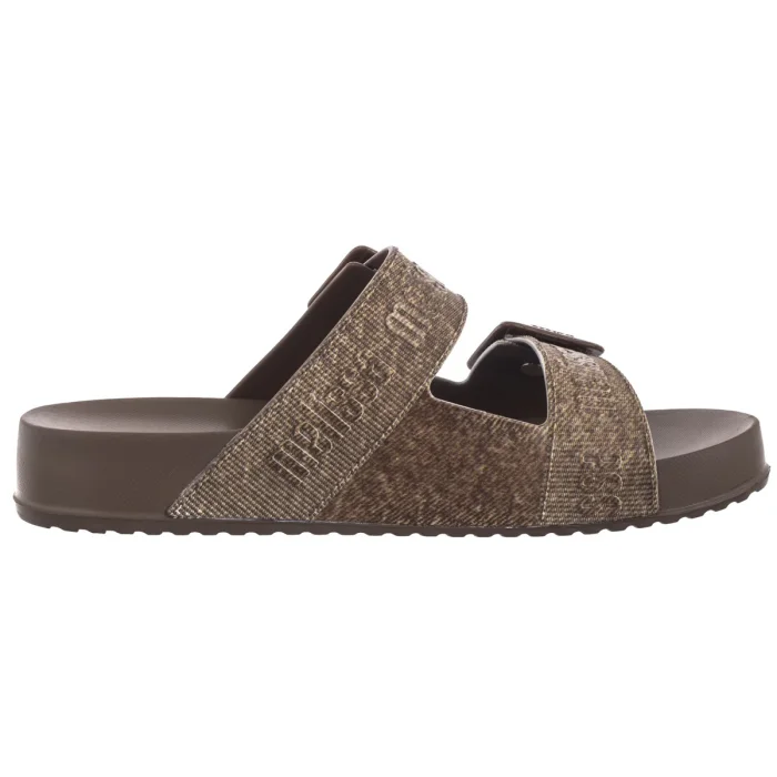 Klapki Melissa Cozy M Lover Slide Den 36146/BG682 Brown Jeans – zdjęcie 3