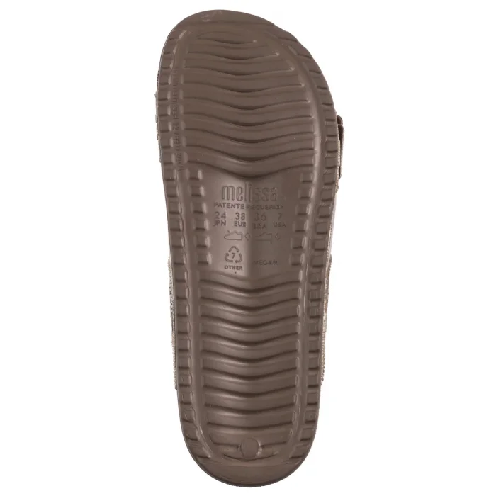 Klapki Melissa Cozy M Lover Slide Den 36146/BG682 Brown Jeans – zdjęcie 7