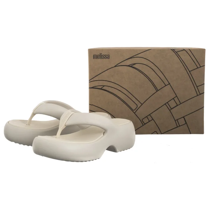 Japonki Melissa Free Fuzzy Platform AD 35875/BB480 Beige – zdjęcie 8