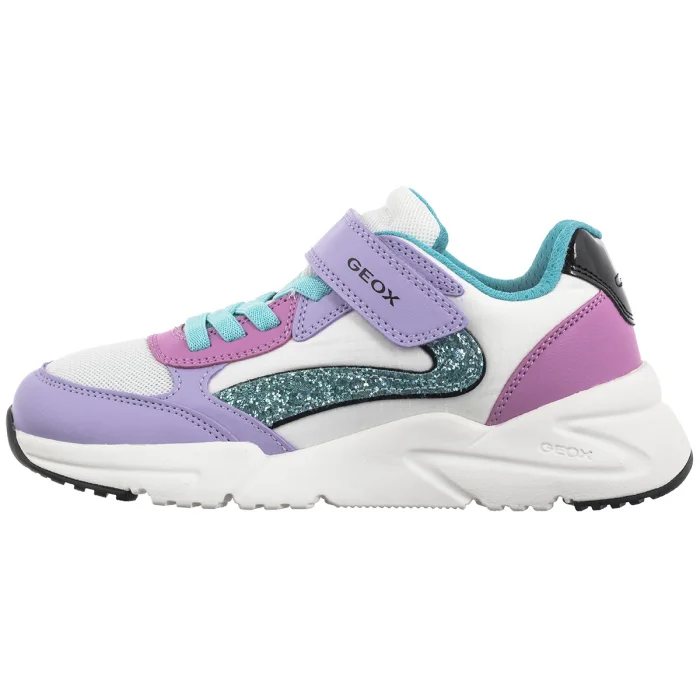 Sneakersy Geox J Loftus A - Gbk+Nylon Lilac/Turquoise J46M2A 054FU C8320 – zdjęcie 2