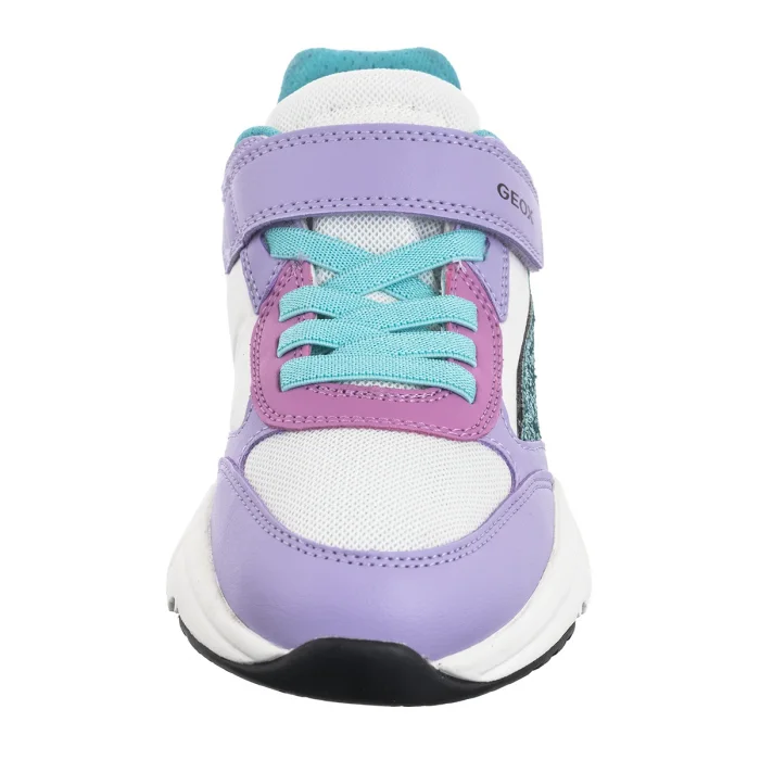 Sneakersy Geox J Loftus A - Gbk+Nylon Lilac/Turquoise J46M2A 054FU C8320 – zdjęcie 4