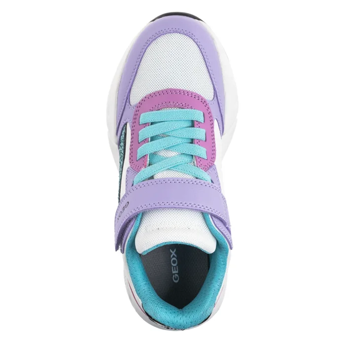 Sneakersy Geox J Loftus A - Gbk+Nylon Lilac/Turquoise J46M2A 054FU C8320 – zdjęcie 6