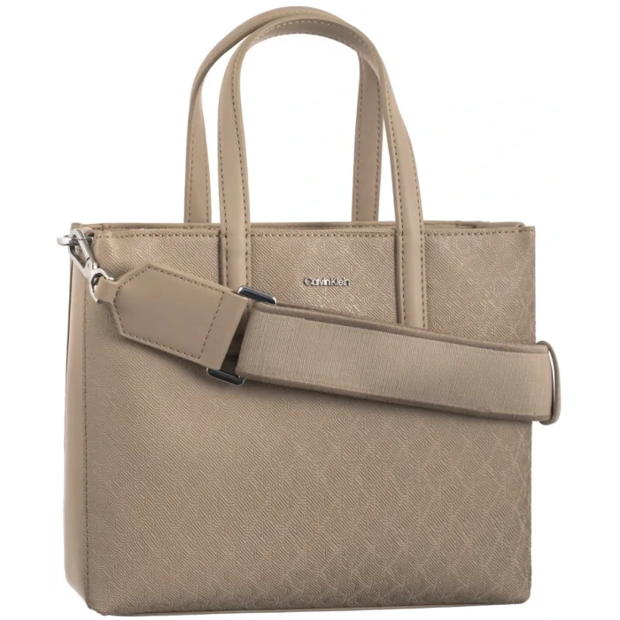 Torebka Calvin Klein CK Must Small Tote Mono Crockery K60K613023 W75 – zdjęcie 1
