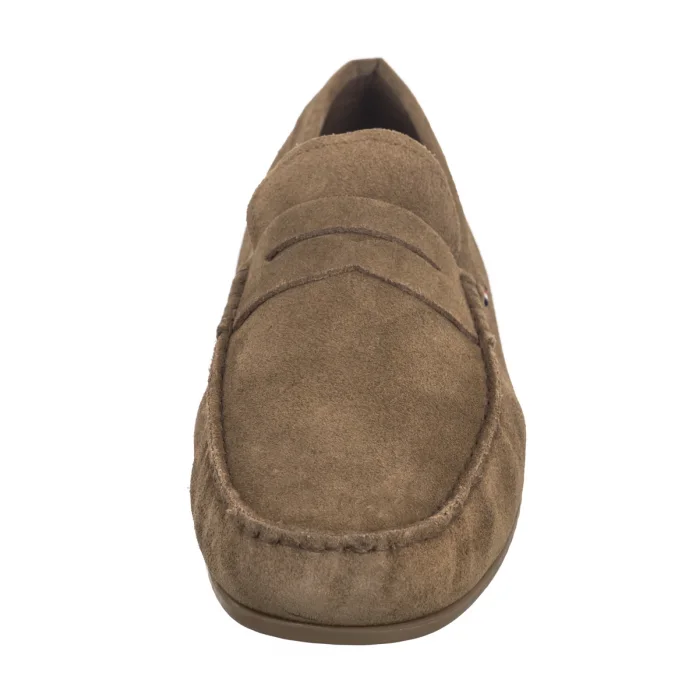 Mokasyny Tommy Hilfiger Casual Hilfiger Suede Driver Coconut Grove FM0FM04998 GVQ – zdjęcie 4
