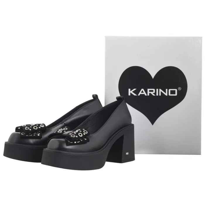 Czółenka Karino Czarne 5569/076-P – zdjęcie 8