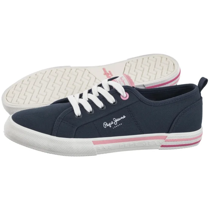 Tenisówki Pepe Jeans Brady Top G Navy PGS30620 595 – zdjęcie 1