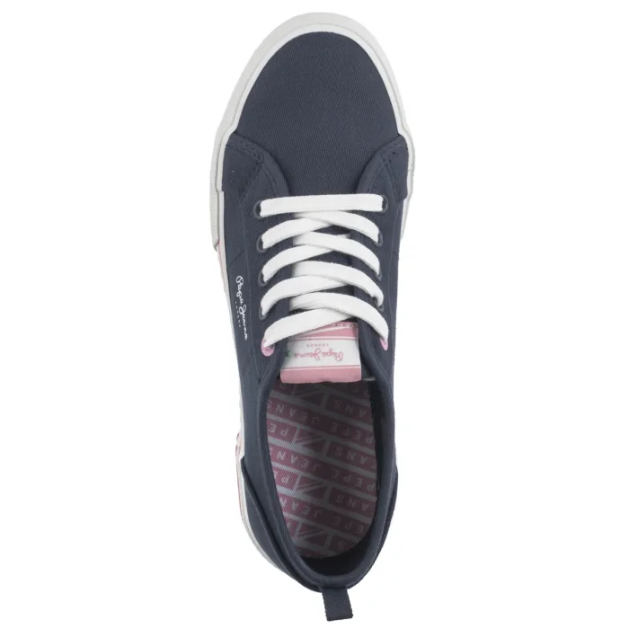Tenisówki Pepe Jeans Brady Top G Navy PGS30620 595 – zdjęcie 6