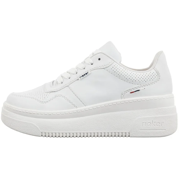 Sneakersy Rieker Białe M7811-80 White  – zdjęcie 2