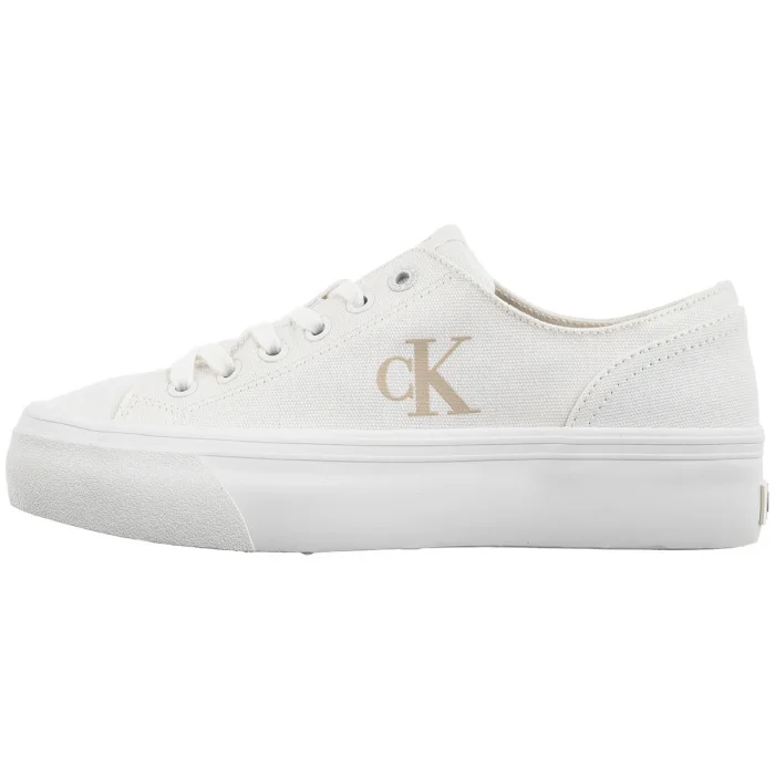 Tenisówki Calvin Klein Vulc Flatform Low Cv Mg Triple Bright White YW0YW01763 01W – zdjęcie 3