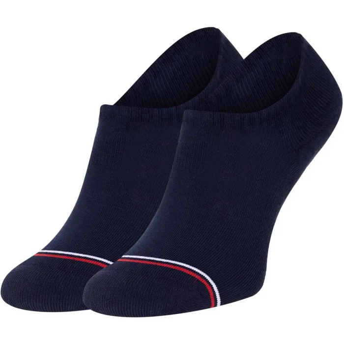 Skarpetki Stopki 2 pary Tommy Hilfiger TH Uni Tj Footie 2P Iconic Dark Navy 701228179 002 – zdjęcie 1