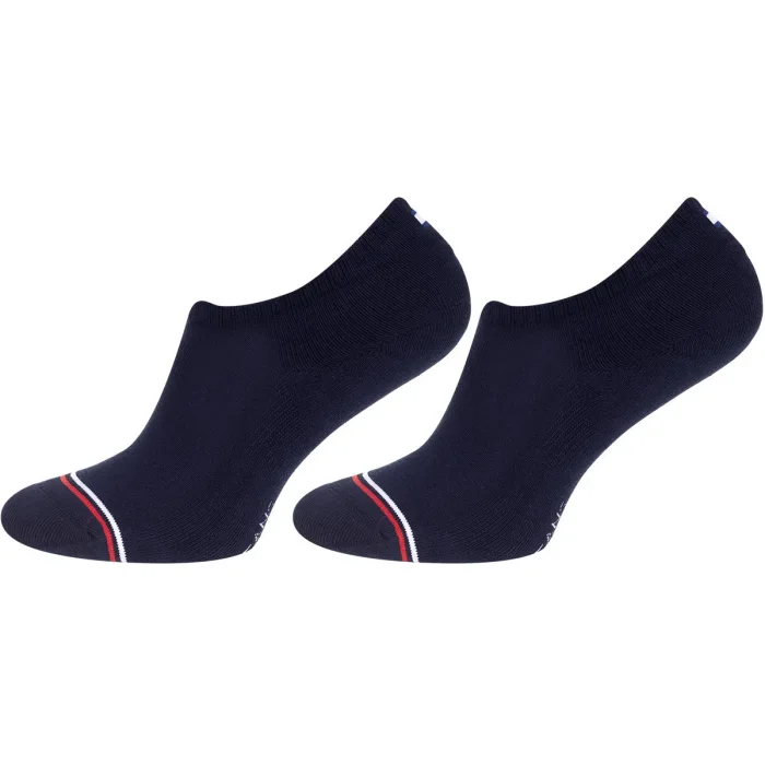 Skarpetki Stopki 2 pary Tommy Hilfiger TH Uni Tj Footie 2P Iconic Dark Navy 701228179 002 – zdjęcie 2