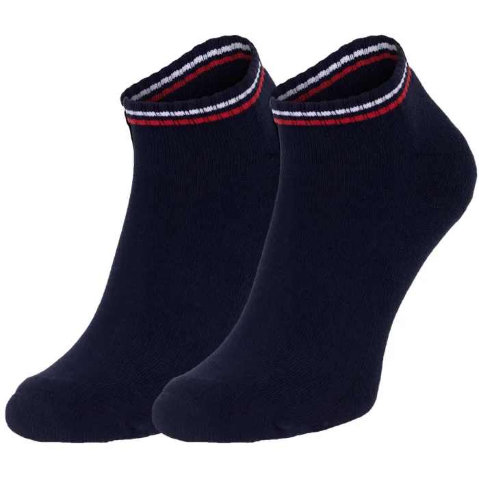 Skarpetki Stopki 2 pary Tommy Hilfiger TH Uni Tj Sneaker 2P Iconic Dark Navy 701228178 002 – zdjęcie 1
