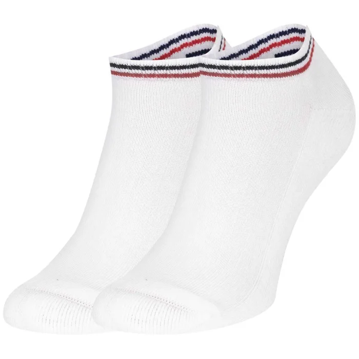Skarpetki Stopki 2 pary Tommy Hilfiger TH Uni Tj Sneaker 2P Iconic White 701228178 001 – zdjęcie 1