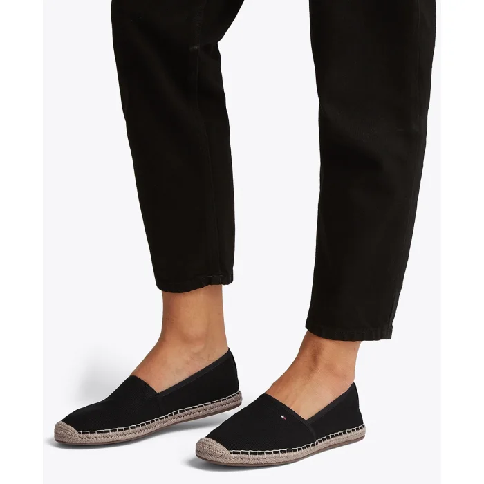 Espadryle Tommy Hilfiger Flag Canvas Espadrille Black FW0FW08541 BDS – zdjęcie 2
