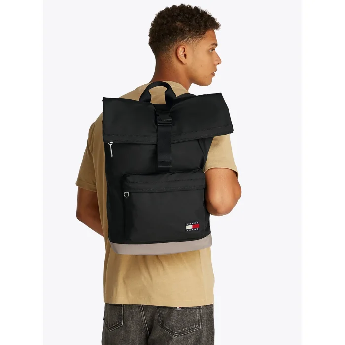 Plecak Tommy Hilfiger Tjm Ess Daily Rolltop Backpack AM0AM13323 BDS – zdjęcie 2