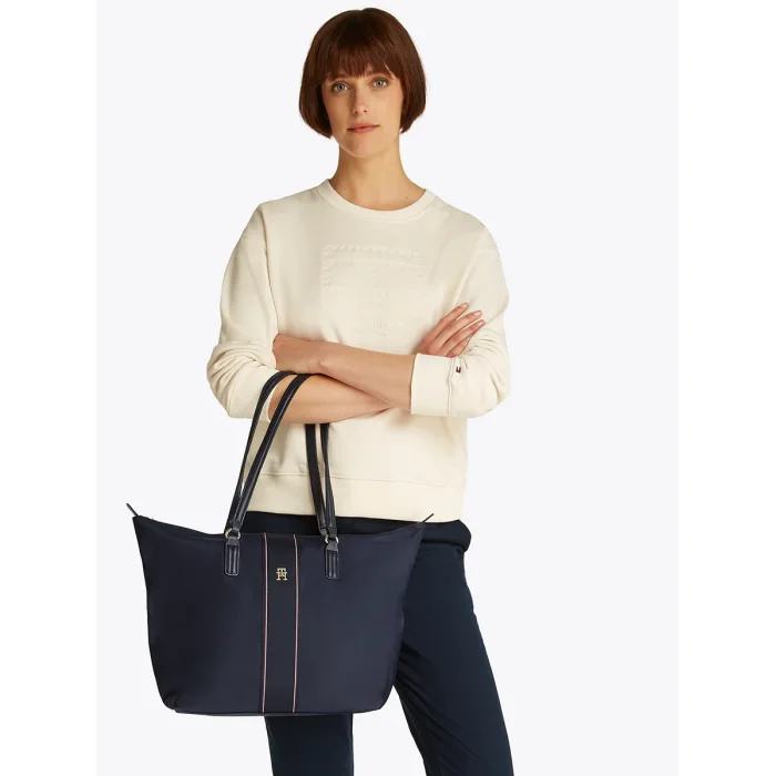Torebka Shopperka Tommy Hilfiger Poppy Tote Corp AW0AW17205 DW6 – zdjęcie 2