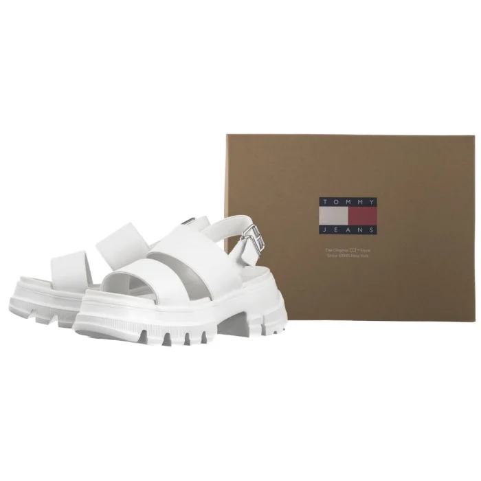 Sandały Tommy Hilfiger Tjw Chunky City Sandal Ecru EN0EN02750 YBL – zdjęcie 9