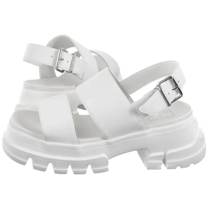 Sandały Tommy Hilfiger Tjw Chunky City Sandal Ecru EN0EN02750 YBL – zdjęcie 1