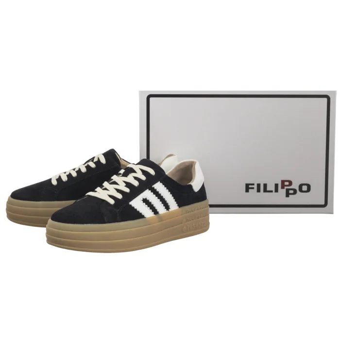 Sneakersy Filippo Czarne DP6744/25 BK – zdjęcie 8