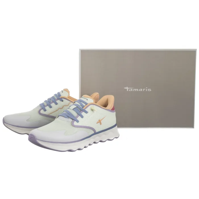 Sneakersy Tamaris Miętowe 1-23700-44 779 Mint Comb – zdjęcie 8