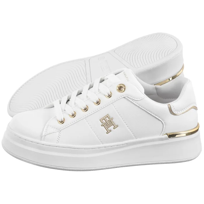 Sneakersy Tommy Hilfiger Low Cut Lace-Up Sneaker White T3A9-33749-1355100 – zdjęcie 1