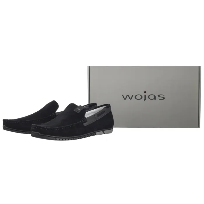 Mokasyny Wojas Czarne 10190-71 – zdjęcie 8