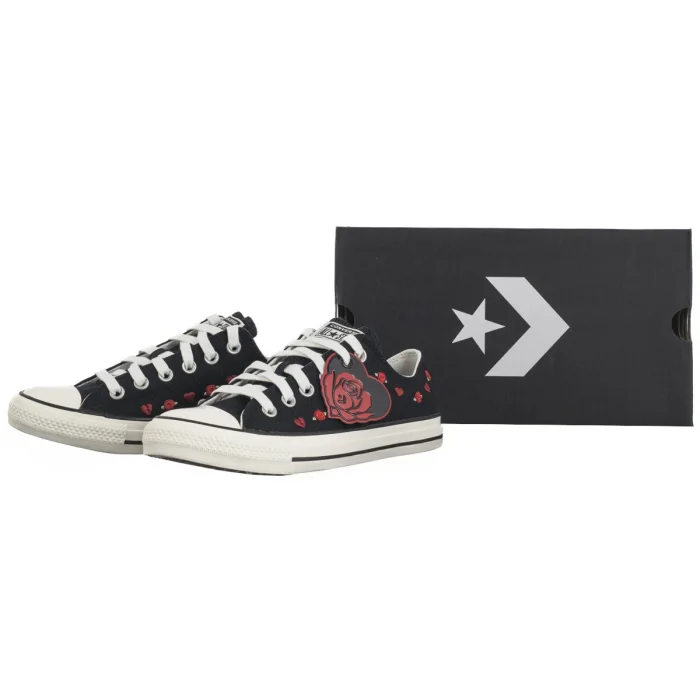Trampki Converse CTAS Ox Black/Red/Egret A13651C – zdjęcie 8