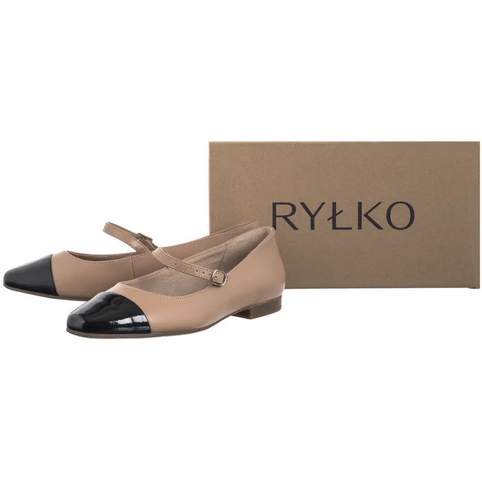 Baleriny Ryłko Beżowe L1NF9_A_ _1TS – zdjęcie 8
