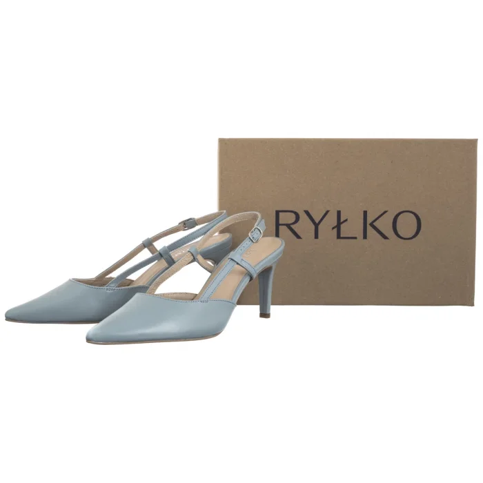 Sandały Ryłko Niebieskie 7YET5_T7 _EF – zdjęcie 8