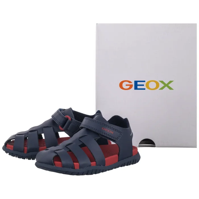 Sandałki Geox B Sandal Fusbetto A Navy B556AA 000BC C4002 – zdjęcie 8