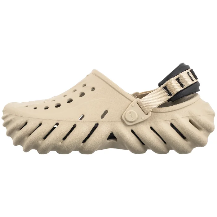 Klapki Crocs Echo Clog Bone/Black 207937-2YJ – zdjęcie 2