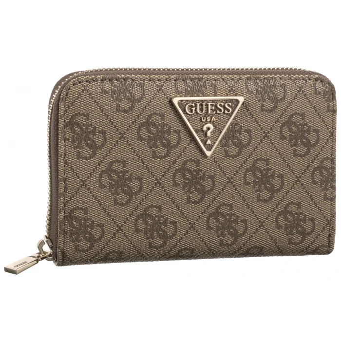 Portfel Guess Laurel Slg Medium Zip Around SWSG85 00140 Latte Logo – zdjęcie 1