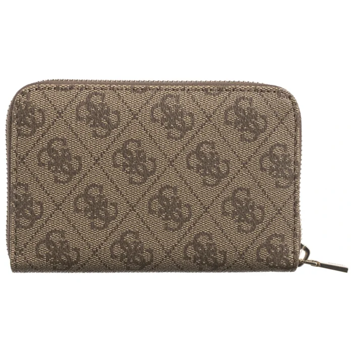 Portfel Guess Laurel Slg Medium Zip Around SWSG85 00140 Latte Logo – zdjęcie 2