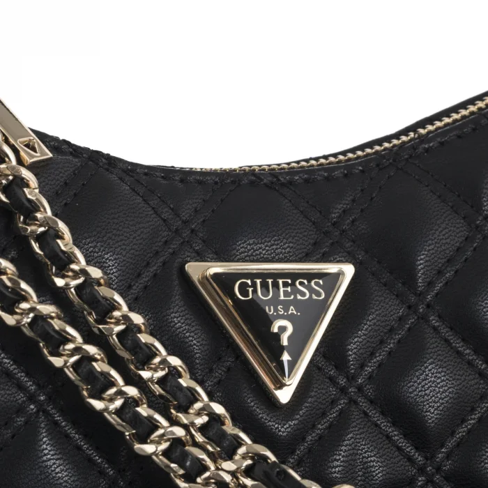 Torebka Guess Giully Top Zip Shoulder Bag HWQG87 48130 Black – zdjęcie 4