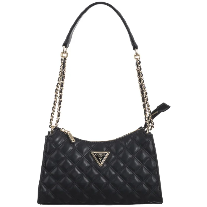 Torebka Guess Giully Top Zip Shoulder Bag HWQG87 48130 Black – zdjęcie 5
