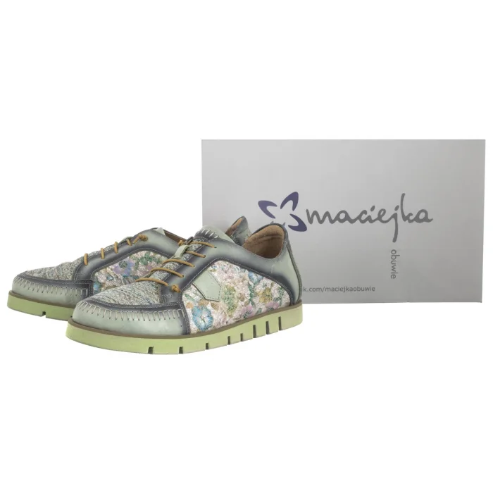 Półbuty Maciejka Zielone 06784-09/00-1 – zdjęcie 8