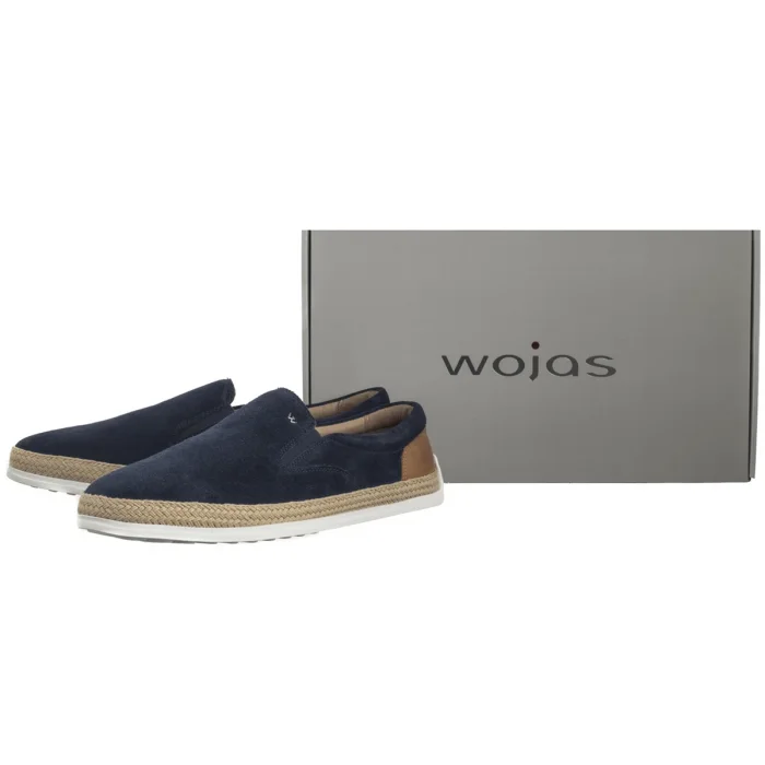 Mokasyny Wojas Granatowe 10258-76 – zdjęcie 8