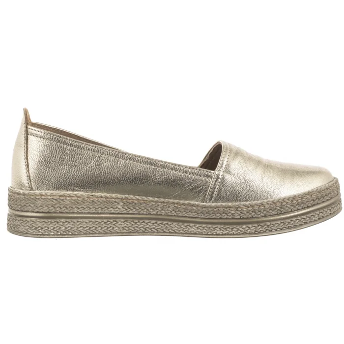 Espadryle Wojas Złote 46277-58 – zdjęcie 3