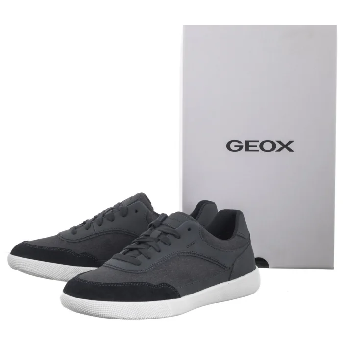 Sneakersy Geox U Rieti A - Canvas+Nbk Synt.Le Navy/Dk. Navy U5570A 010EK C4078 – zdjęcie 8