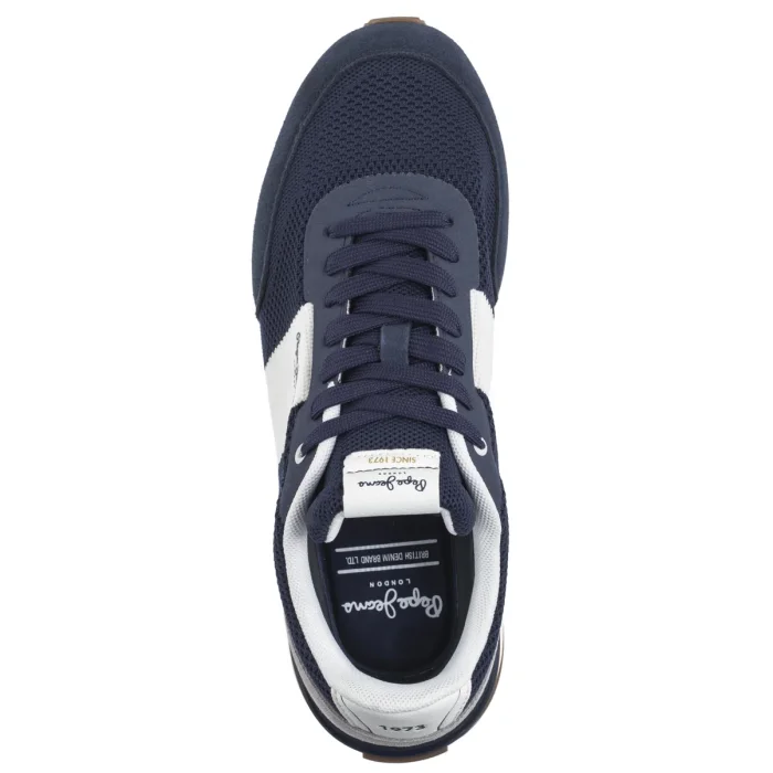 Sneakersy Pepe Jeans Buster Knit M Navy PMS60039 595 – zdjęcie 6