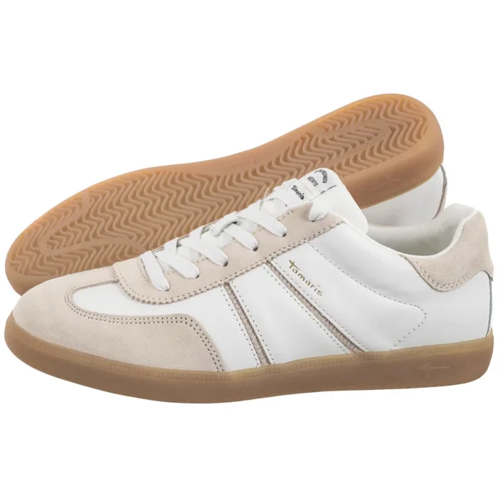Sneakersy Tamaris Białe 1-23624-43 197 White Comb