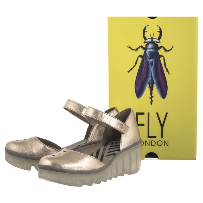 Sandały FLY London Biso Laminato Sahara P501305027 – zdjęcie 8