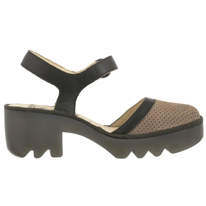 Sandały FLY London Teyo Cupi/Mous Taupe/Khaki P501583001 – zdjęcie 3