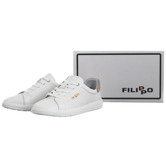 Sneakersy Filippo Białe DP6738/26 WH BE – zdjęcie 8