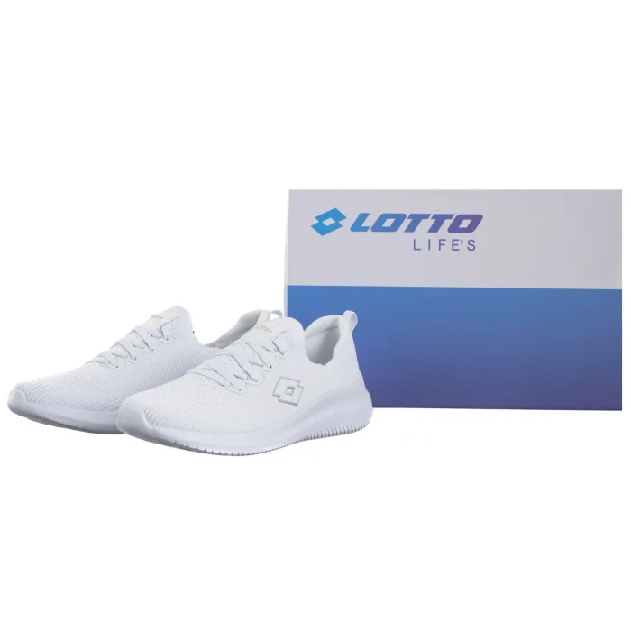 Sneakersy Lotto Declare 2400970U 1080 White/Silver – zdjęcie 8