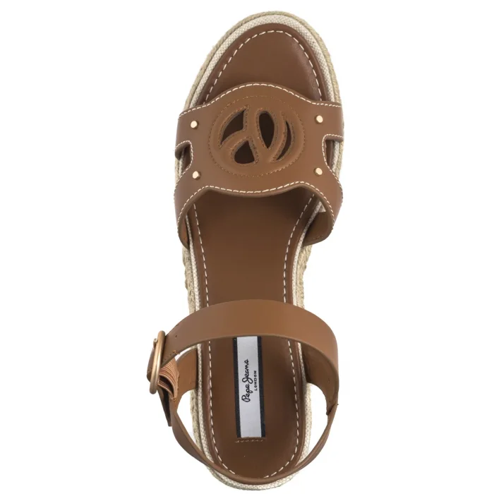Sandały Pepe Jeans Gladys Basic Tobacco Brown PLS90686 859 – zdjęcie 6