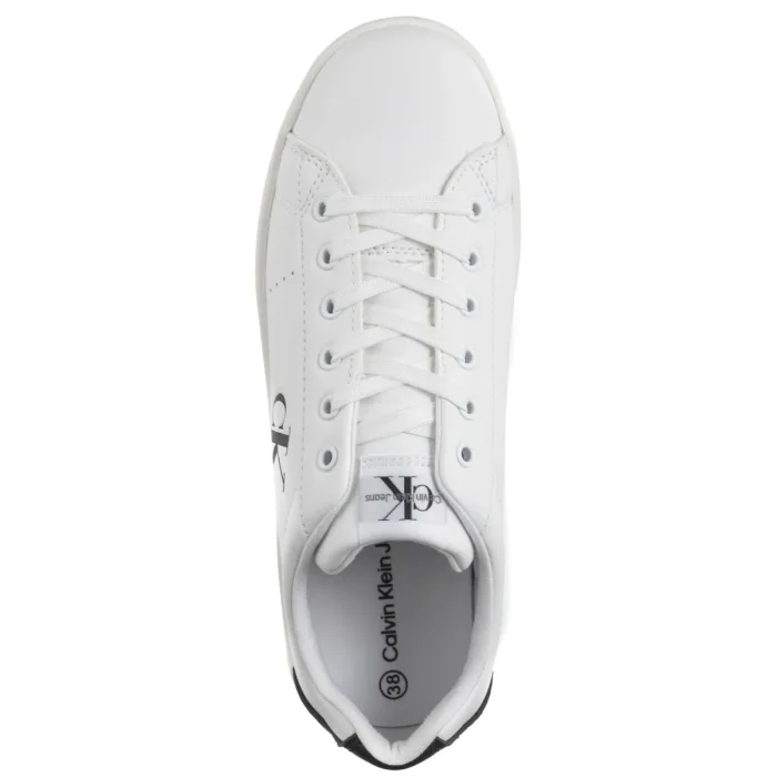 Buty Calvin Klein Low Cut Lace-Up Sneaker White/Black V3X9-82082-1355X 002 – zdjęcie 6