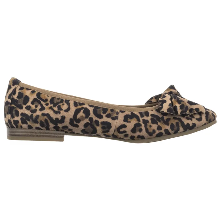 Baleriny Tamaris Beżowe 1-22141-44 360 Leopard – zdjęcie 3