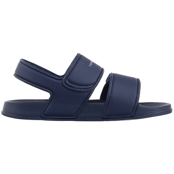 Sandałki Tommy Hilfiger Velcro Sandal Blue T1X2-33913-1172 800 – zdjęcie 3