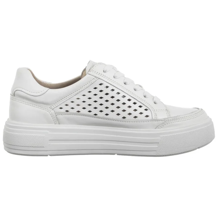 Sneakersy Caprice Białe 9-23719-44 102 White Nappa  – zdjęcie 3